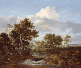 Wooded Landscape with a Stream 1665