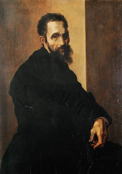 Portrait of Michelangelo von Jacopino del Conte