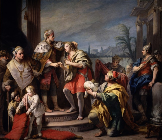 Josef vor dem Pharao von Jacopo Amigoni