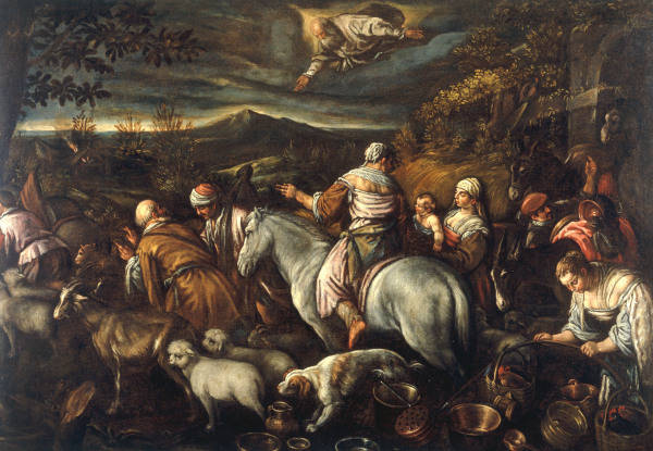 J.Bassano-Werkstatt, Jakobs Flucht von Jacopo Bassano