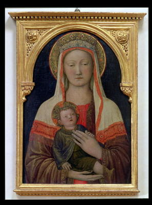 Madonna and Child (tempera on panel) von Jacopo Bellini