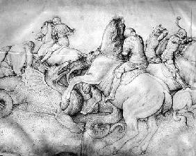 Battle against dragons c.1450