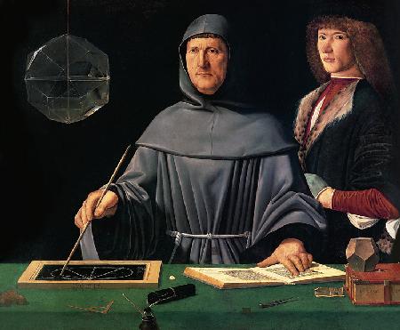 Portrait of Luca Pacioli (c.1445-c.1514) 1495