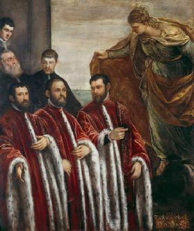 St. Giustina and the Treasurers of Venice, 1580 16th