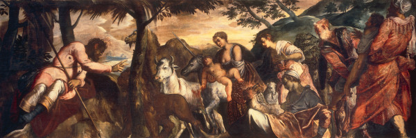 Tintoretto / St.Roche healing Animals von Jacopo Robusti Tintoretto