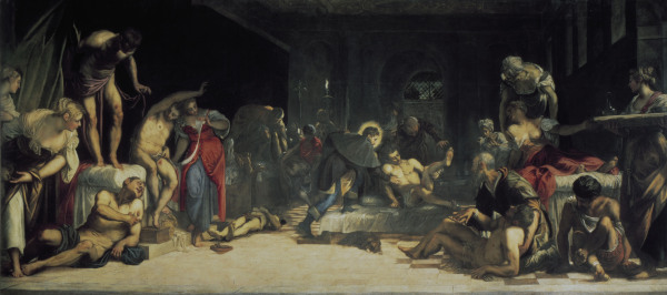 Tintoretto / St.Roche healing the Plague von Jacopo Robusti Tintoretto