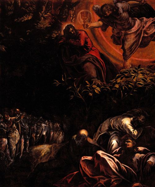 Tintoretto, Christ at Mount of Olives von Jacopo Robusti Tintoretto