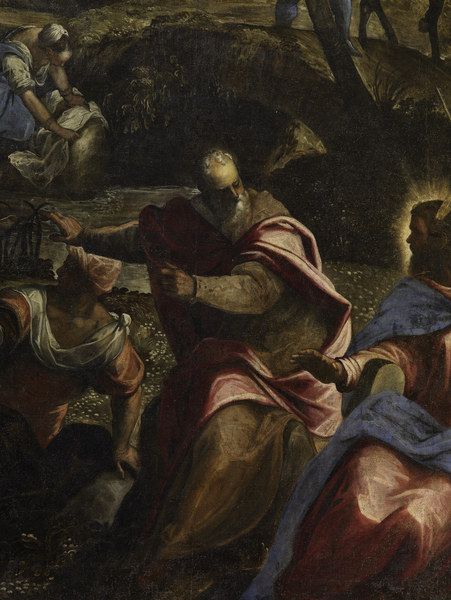 Tintoretto, Mannalese, Ausschn. von Jacopo Robusti Tintoretto