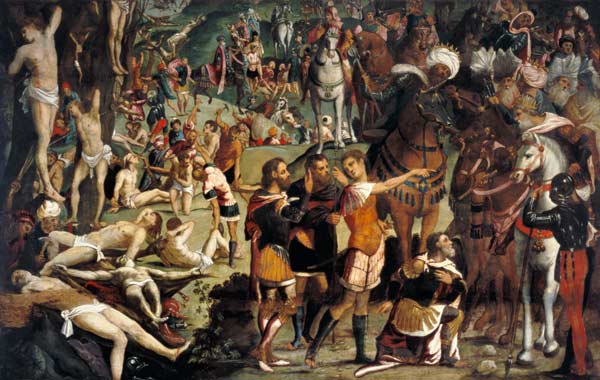 Tintoretto, Marter der Zehntausend von Jacopo Robusti Tintoretto