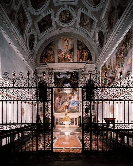 View of the Interior of the Grimani Chapel von Jacopo Sansovino