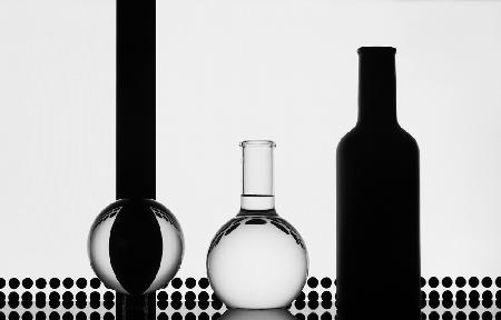 Kugelflasche und Flasche