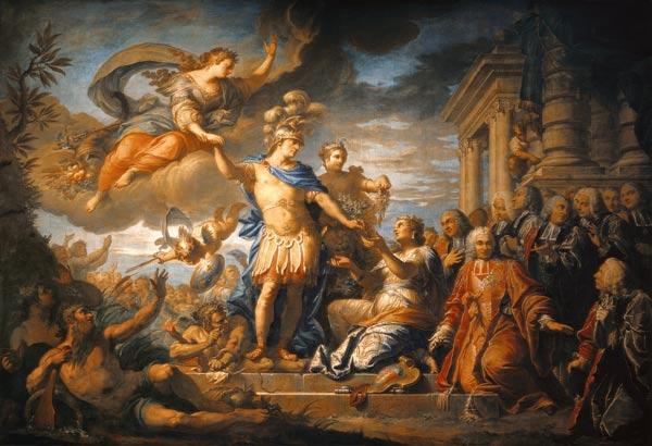Allegory of the Peace of Aix-la-Chapelle 1761