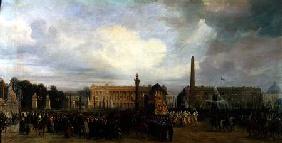 The Ceremony for the Return of Napoleon's Ashes in 1840: The Cortege Entering the Place de la Concor after 1840