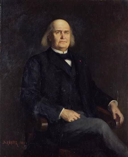 Portrait of Charles Leconte de Lisle (1818-94) von Jacques Leonard Blanquer