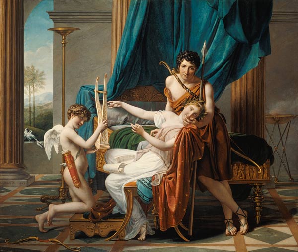 Sappho und Phaon von Jacques Louis David
