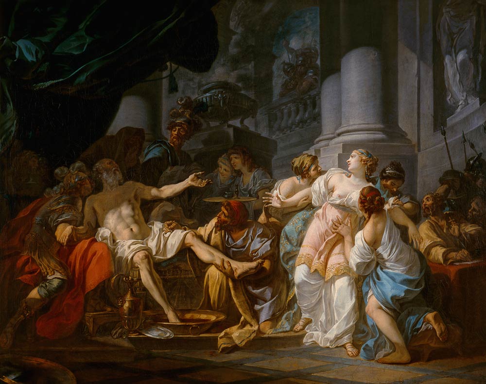 The Death of Seneca von Jacques Louis David