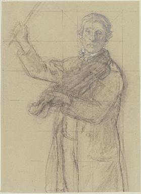 Mann mit einer Violine