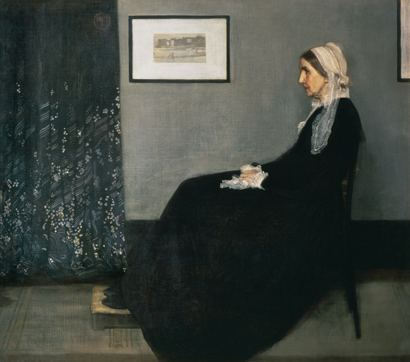 Arrangement in Black and Grey No. I - The Artist's Mother von James Abbott McNeill Whistler