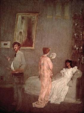 Whistler in his studio 1865-66
