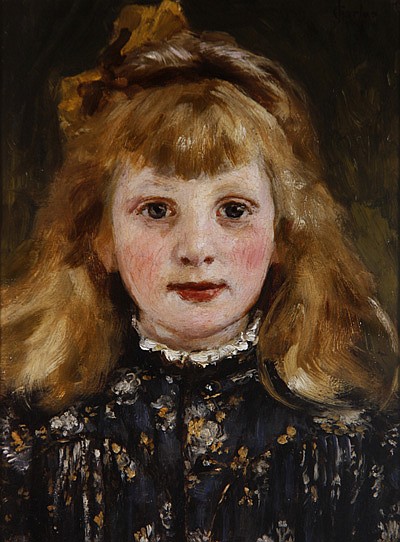 Portrait of a Young Girl von James Charles