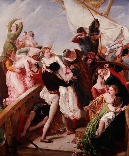The Rescue of the Brides of Venice von James Clarke Hook