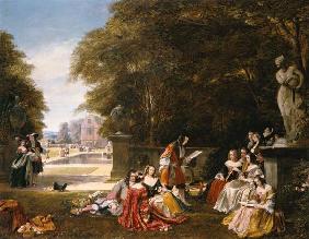 Gartenfest in Summer-Hill zu Zeiten Charles II.