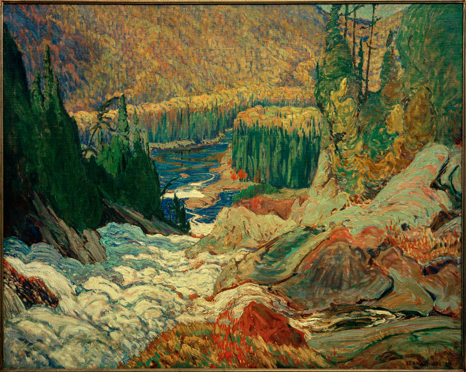 Falls, Montreal River von James Edward Hervey Macdonald