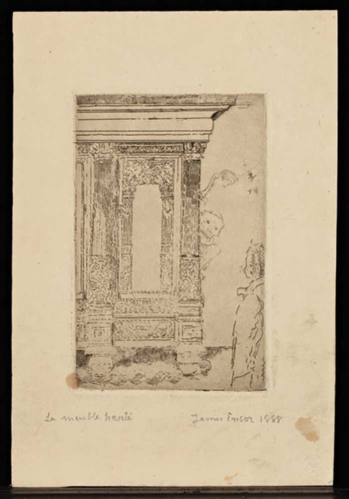 Die Spukmöbel, 1888 von James Ensor