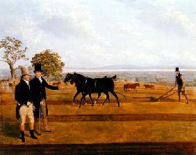 Sir Charles Morgan at the Castleton Ploughing Match 1845