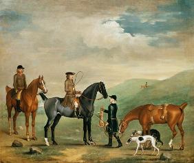 The 4th Lord Craven coursing at Ashdown Park 18th c.