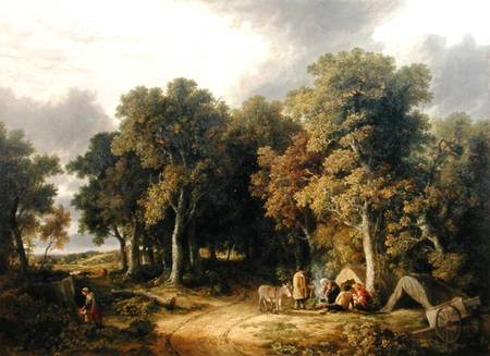 Encampment in a Wooded Landscape von James Stark