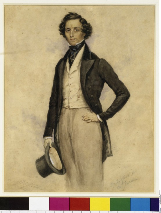 Felix Mendelssohn Bartholdy (1809-1847) von James Warren Childe