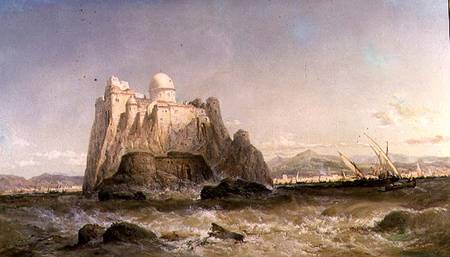 A Castle off the Mediterranean Coast von James Webb