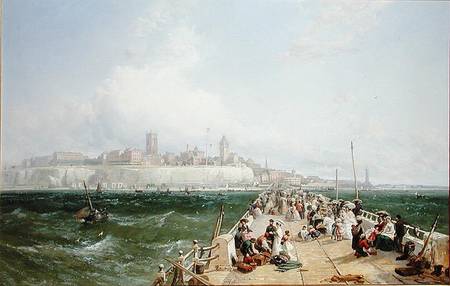 A View of Margate from the Pier von James Webb