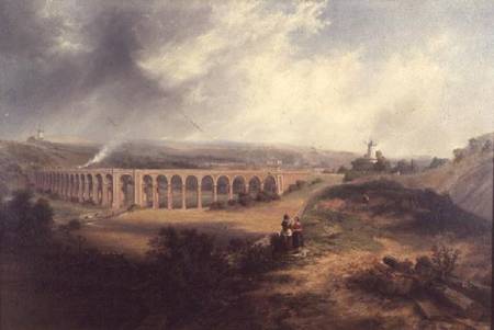 Rastrick's viaduct, London Road, Brighton von James Wilson Carmichael