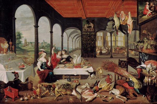 Allegory of Taste von Jan Brueghel d. Ä.