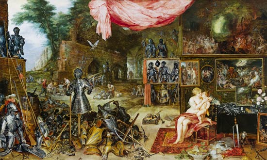 Allegorie des Gefühls. Ausgeführt mit Peter Paul Rubens. von Jan Brueghel d. Ä.