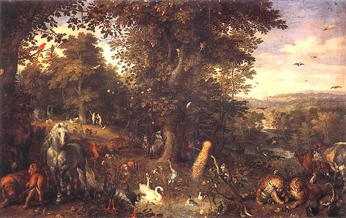 Das irdische Paradies von Jan Brueghel d. Ä.