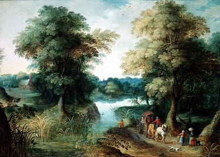 River Landscape von Jan Brueghel d. Ä.