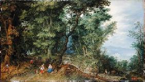 Wooded Landscape, or The Rest on the Flight into Egypt 1607