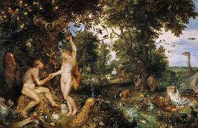 Adam and Eve in Paradise c.1610-15