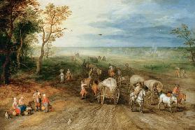 J.Brueghel t.E. / Landscape / c.1610