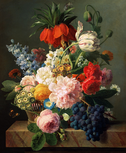 Blumen und Früchte von Jan Frans van Dael