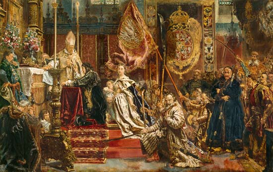 Das Gelöbnis des Königs Johann II. Kasimir von Polen von Jan Matejko