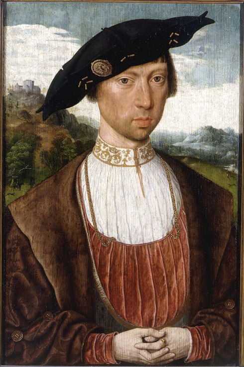 Porträt von Joost van Bronkhorst von Jan Mostaert