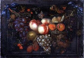 Still Life of Fruit in a Stone Niche