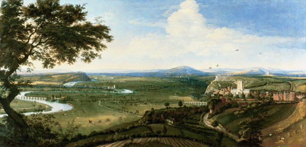 View of Nottingham from the East von Jan Siberechts