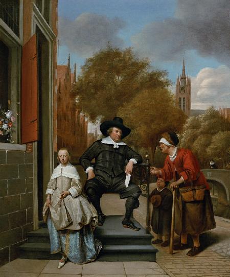 The Burgher of Delft and his Daughter 1655