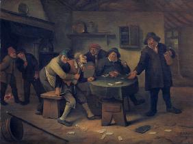 J.Steen / Peasants arguing in an inn
