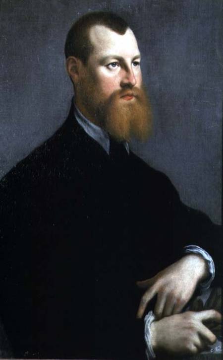 Portrait of a man with a ginger beard von Jan Stephen Calcar